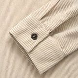 Cardigan en velours côtelé décontracté