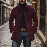 Manteau en Velours Côtelé Vintage