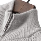 Four Seasons Cardigan zippé en laine mérinos