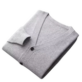 Cardigan tricoté en laine mérinos Faunus