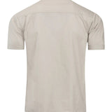 Chemise à Manches Courtes en Coton pour Homme, Décontractée et Extérieure avec Poche