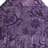 Chemise en Coton Vintage pour Homme Violet d'Été Respirante à Manches Courtes