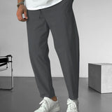 Pantalon Élegant à Cordon de Serrage