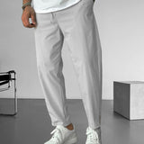 Pantalon Élegant à Cordon de Serrage