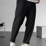 Pantalon Élegant à Cordon de Serrage