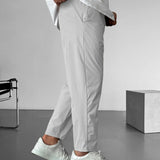 Pantalon Élegant à Cordon de Serrage