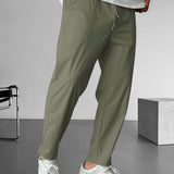 Pantalon Élegant à Cordon de Serrage