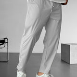 Pantalon Élegant à Cordon de Serrage