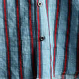 Chemise en Coton pour Homme à Manches Courtes avec Boutons