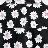 Chemise à Manches Courtes en Coton Hawaïenne Noire pour Homme