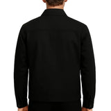 Veste en Twill Légère pour Hommes – Noir – Coupe Standard