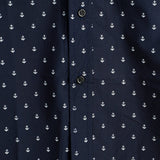 Chemise à Manches Courtes en Coton Imprimée Casual pour Homme
