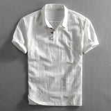 Chemise Polo en Lin San Julian