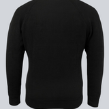 Pull Herre à Col Montant et Zip Demi – Noir