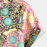 Chemise à Manches Courtes en Coton Amusante avec Crâne Rose pour Homme