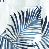 Chemise en Coton d'Été à Manches Courtes avec Boutons et Poche pour Homme, Décontractée, Hawaïenne