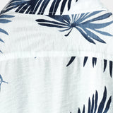 Chemise en Coton d'Été à Manches Courtes avec Boutons et Poche pour Homme, Décontractée, Hawaïenne
