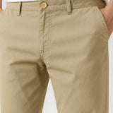 Pantalons pour hommes – Coupe droite en coton avec stretch