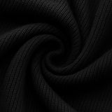 Pull Herre à Col Montant et Zip Demi – Noir