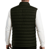 Gilet matelassé pour homme premium vert kaki foncé