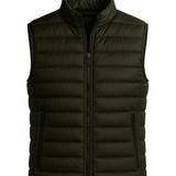 Gilet matelassé pour homme premium vert kaki foncé