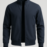 Veste Bomber Classique Bleu Marine
