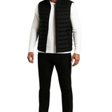 Premium Homme Noir Atlas Gilet Matelassé