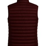 Gilet matelassé premium pour homme rouge brique