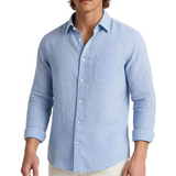 Chemise en Lin Monaco – Bleu Clair