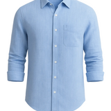 Chemise en Lin Monaco – Bleu Clair