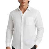 Chemise en lin Monaco – blanche