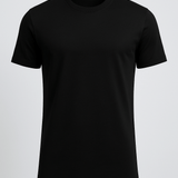 T-shirt Slim-Fit pour Homme en Noir