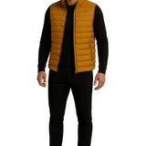 Gilet matelassé couleur curcuma pour homme Premium