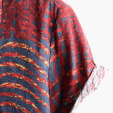 Chemise à Manches Courtes en Coton Rayée Décontractée pour Homme