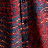 Chemise à Manches Courtes en Coton Rayée Décontractée pour Homme