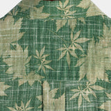 Chemise Hawaïenne en Coton Casual Rétro pour Homme avec Poche