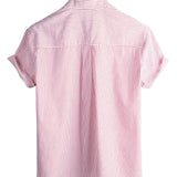 Chemise à Manches Courtes en Coton pour Homme