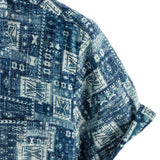 Chemise à Manches Courtes en Coton Rétro Décontractée pour Homme