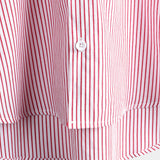 Chemise à Manches Courtes en Coton avec Col Montant pour Homme