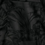 Chemise de Plage en Coton Floral à Manches Courtes avec Boutons pour Homme, Jacquard d'Été