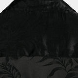 Chemise de Plage en Coton Floral à Manches Courtes avec Boutons pour Homme, Jacquard d'Été