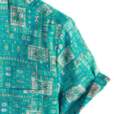 Chemise à Manches Courtes en Coton Rétro Décontractée pour Homme