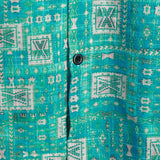 Chemise à Manches Courtes en Coton Rétro Décontractée pour Homme