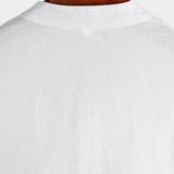 Chemise en Coton pour Homme de Couleur Unie avec Col Haut et Bouton Moyen, avec Poche Frontale