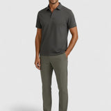 Polo Männens en Tissu Technique Coupe Slim