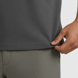 Polo Männens en Tissu Technique Coupe Slim