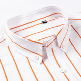 Chemise en Coton Rayée Élégante