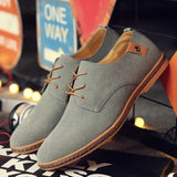 Chaussures de Bureau en Suède Oxford