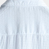Chemise Casual en Coton à Manches Courtes Unies pour Homme en Été