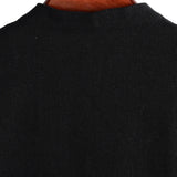 Chemise en Coton pour Homme de Couleur Unie avec Col Haut et Bouton Moyen, avec Poche Frontale